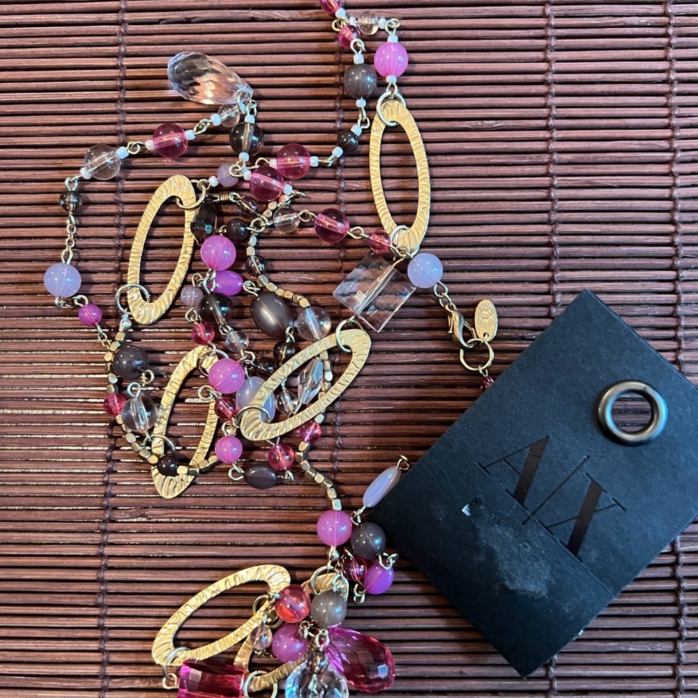 Armani Exchange A/X long necklace